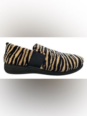 Vionic tiger stripe hard bottom slippers women’s size 8 supportive